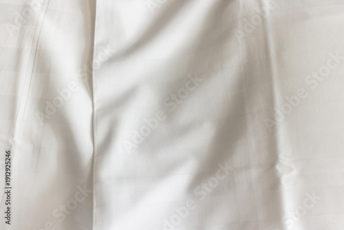 White fabric texture. Soft background.