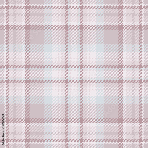 Punk vector textile background, contour seamless texture check. Valentines day fabric plaid pattern tartan in white and pastel colors.
