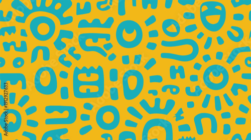 A flawless pattern vector background composed of tightly packed abstract organic droplet shapes.