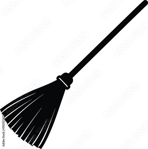 broom isolated on white background