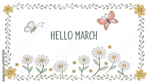  The card rests atop a rustic brown kraft envelope on a clean, white marble surface