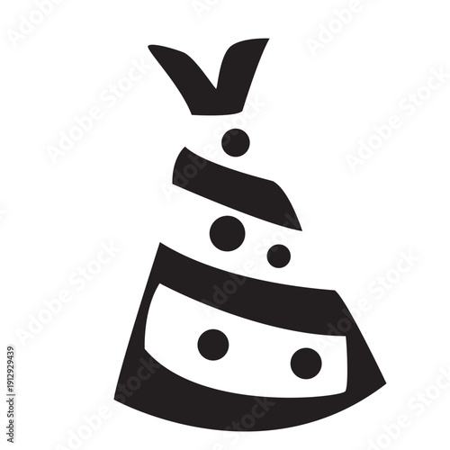 Layered tree logo ideal for growth, sustainability, or education brands needing structure, roots, and upward progression.