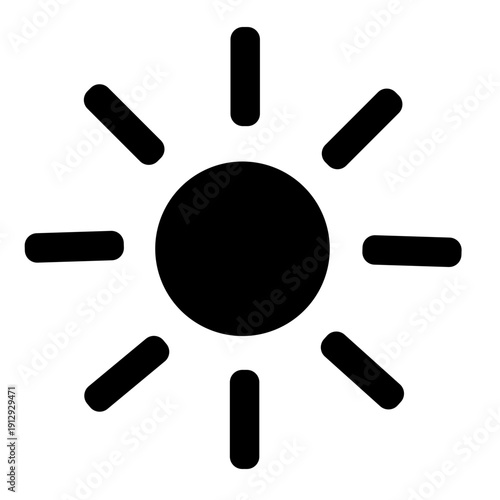 Sun icon logo perfect for optimism, education, or renewable energy brands needing warmth, clarity, and universal appeal.
