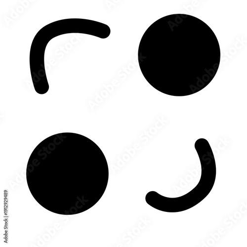 Curved pair logo ideal for partnership, duality, or wellness brands emphasizing balance, flow, and human-centered design.