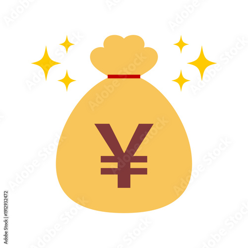 資産運用/お給料イメージの袋