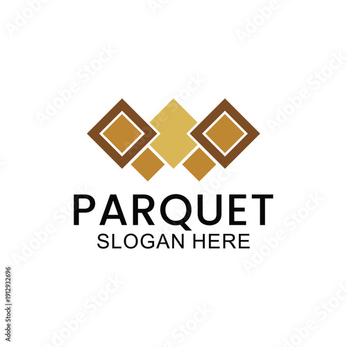 set of wooden floor logo design, house floor logo, ceramic pattern logo, wooden parquet floor logo. Wooden house and wooden furniture vector template.