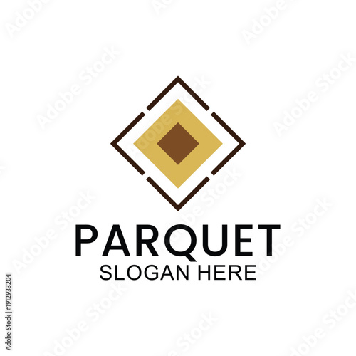 set of wooden floor logo design, house floor logo, ceramic pattern logo, wooden parquet floor logo. Wooden house and wooden furniture vector template.