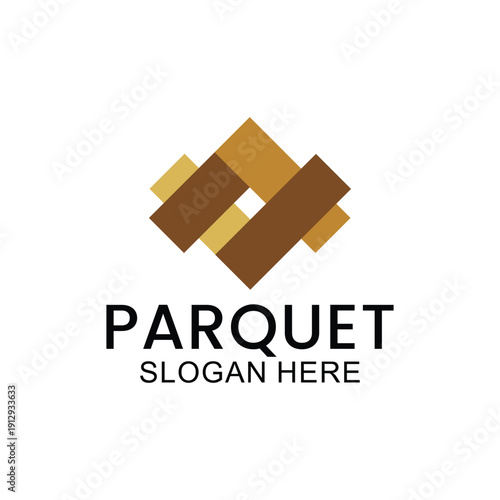 set of wooden floor logo design, house floor logo, ceramic pattern logo, wooden parquet floor logo. Wooden house and wooden furniture vector template.