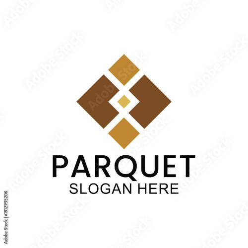 set of wooden floor logo design, house floor logo, ceramic pattern logo, wooden parquet floor logo. Wooden house and wooden furniture vector template.