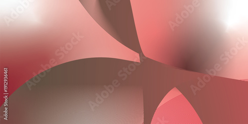 Indian Pink and Sienna abstract shape grainy gradient background with black noisy texture for wide banner poster and header design