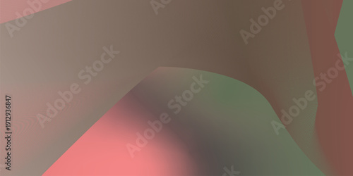 Indian Pink and Sienna abstract shape grainy gradient background with black noisy texture for wide banner poster and header design