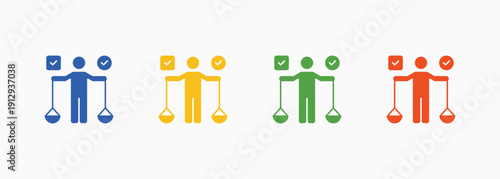 Integrity Icon Set Color Multiple Style Collection Element For Design