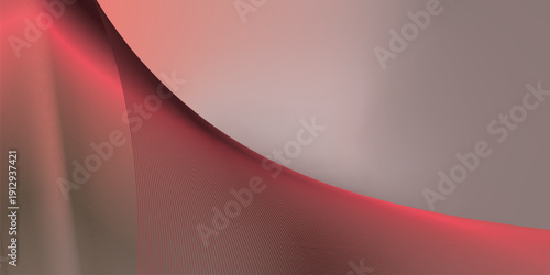 Indian Pink and Sienna abstract shape grainy gradient background with black noisy texture for wide banner poster and header design