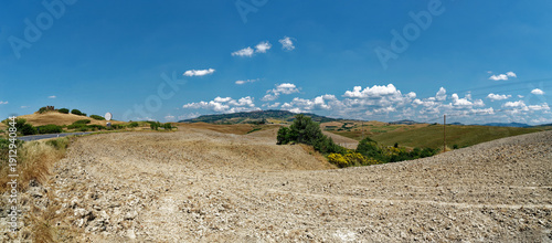 Tableau sur toile Italien - Toskana - Volterra - Umlandpanorama
