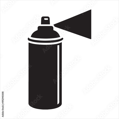 Spray Paint silhouette vector art Illustration