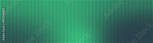 Dash grid halftone pattern smooth blurred texture ultra wide 32:9 aspect ratio mint green vector conceptual abstract background. Dashed grid half tone ultrawide retro futuristic tech concept