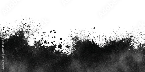 Decorative grungy brush stroke texture. grunge rough splat shapes dirty ink stains and abstract artistic background design.