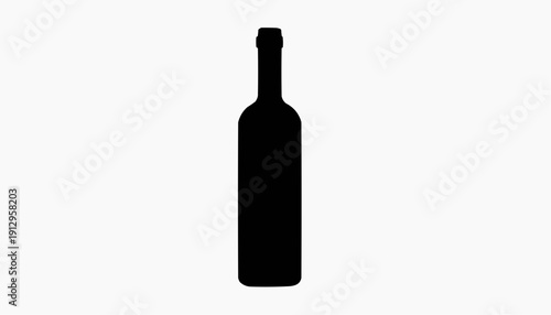 wine bottle and glass