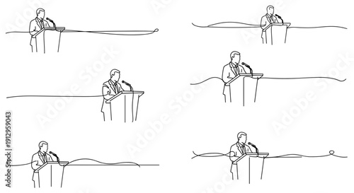 Speaker presenting on stage with confidence and engagement during an event