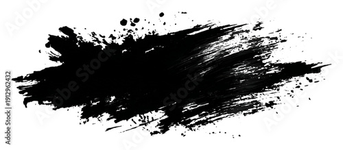 Decorative grungy brush stroke texture. grunge rough splat shapes dirty ink stains and abstract artistic background design.