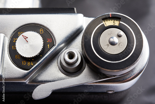 Fotografia Camera shutter cocking lever