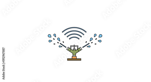 Robot with WiFi Signal Emitting.