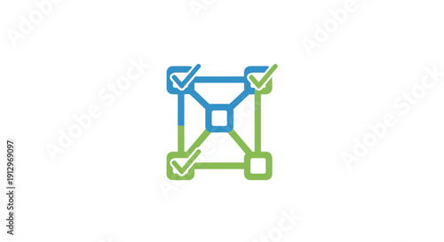 Simple Geometric Logo Design Elements Combined.