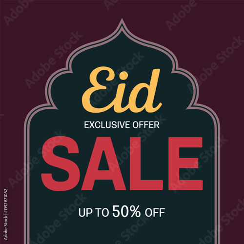 Eid exclusive offer sale up to fifty percent off