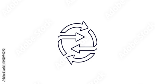 Three Arrows in a Circle.