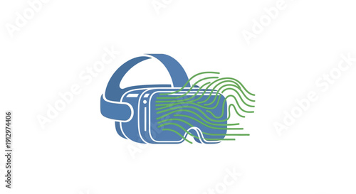 Virtual Reality Headset Device Technology.