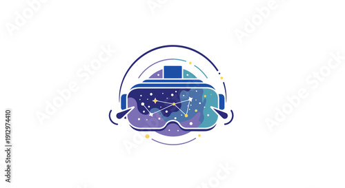 Virtual Reality Headset Device Technology.