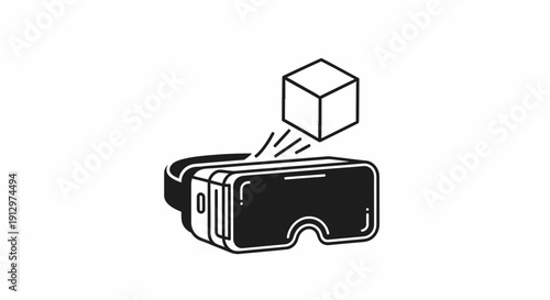 Virtual Reality Headset Device Technology.