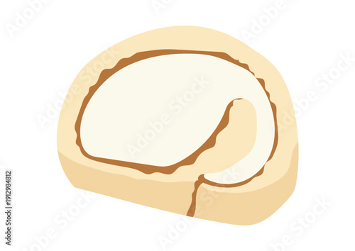 コンビニスイーツのプレーンロールケーキ