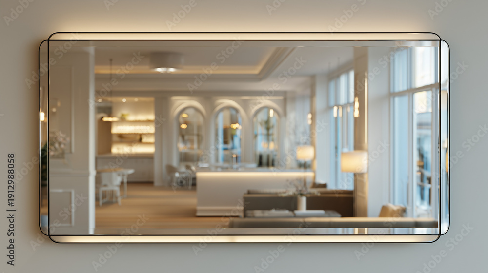 Fototapeta premium Decorative Wall Mirror for Living Room or Bedroom