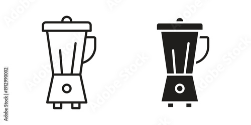 Blender icon symbol vector illustration on white background. Flat design.
