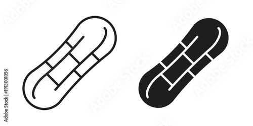 Peanut icon symbol vector illustration on white background. Flat design.