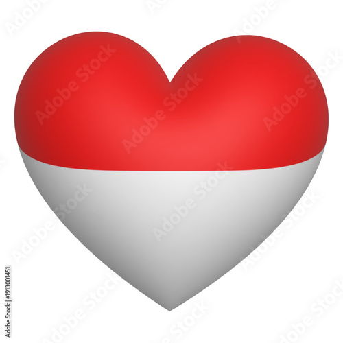 heart 3d Indonesia flag icon vector illustration Free Download heart 3d Indonesia flag icon vector illustration - GFXLoad