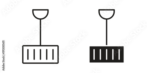 Snow shovel icon symbol vector illustration on white background. Flat design.