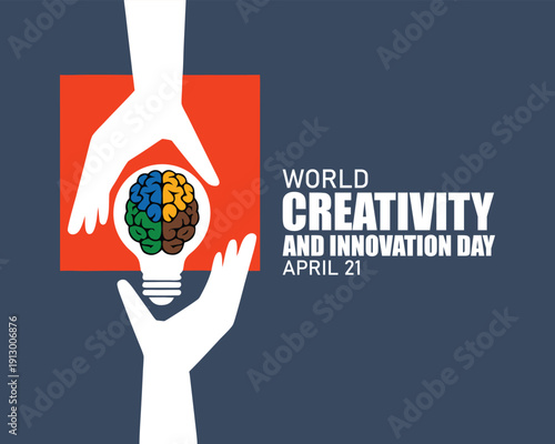 World Creativity And Innovation Day Design Illustration	
