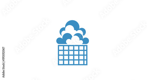 Cloud storage data center server.