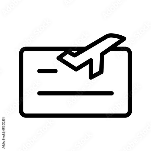 Dynamic Departure icon set for airport travel, flight scheduling and transit signage