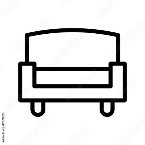 Modern Sofa icon set for interior design, home decor, and furniture layout visuals