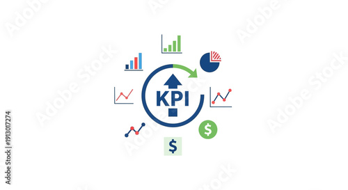 KPI business metrics performance indicator.