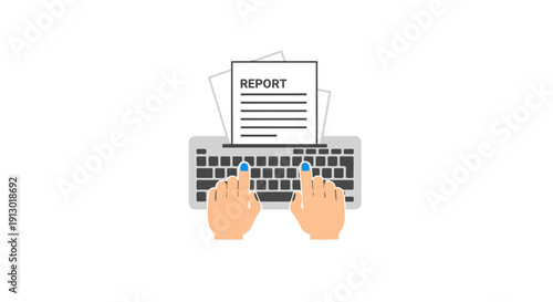 Hands typing on a laptop keyboard.