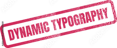 Dynamic Typography Grunge Stamp Illustrating Movement Energy and Modern Lettering