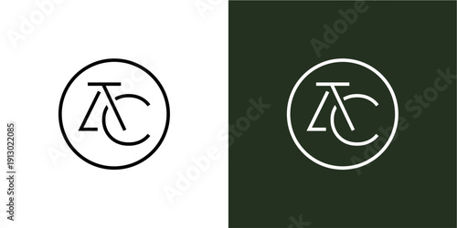 Elegant Minimalist ATC Monogr...