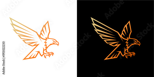 Modern Stylized Orange Gradie...