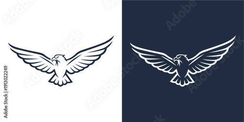 Powerful Stylized Eagle Logo ...