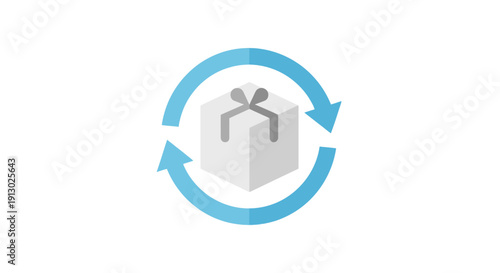 Recycling Gift Box Circular Economy.