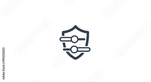 Shield with crossed wrench and screwdriver.
